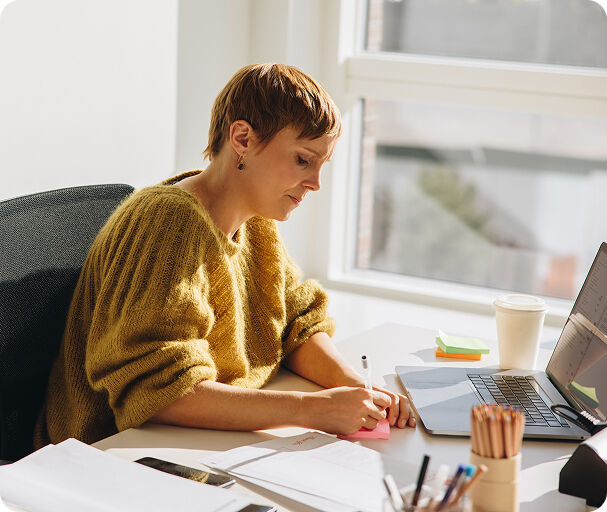 Growing business person