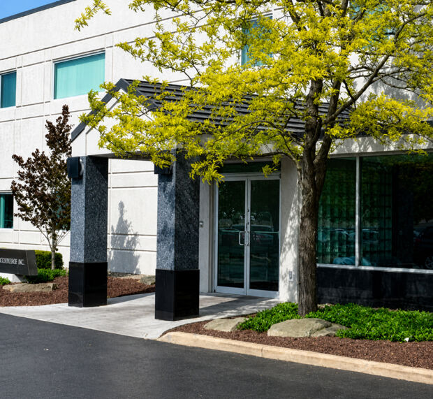 outside of a building