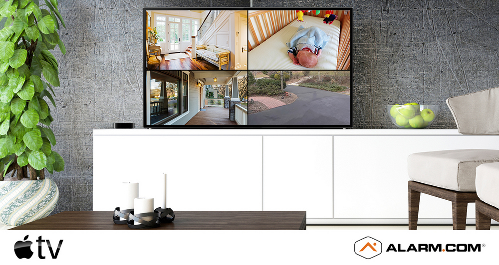 Alarm com Apple TV Streams