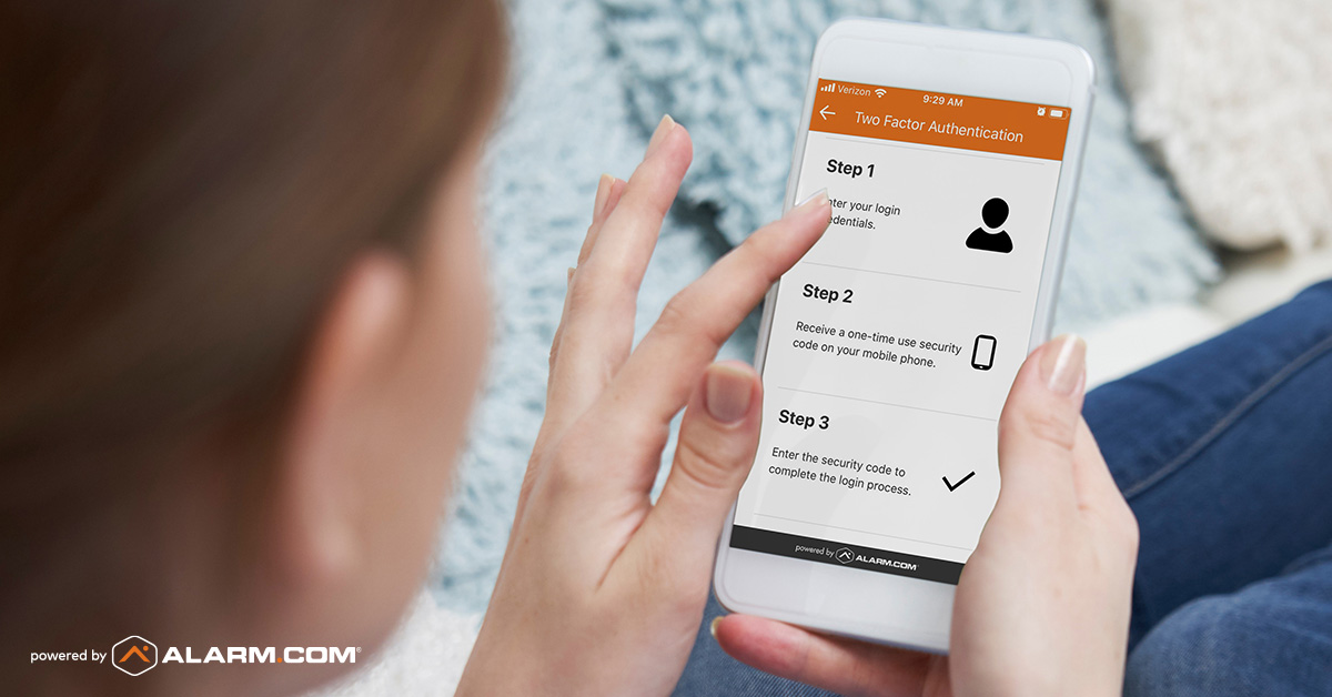 Alarm.com Protect Account 2FA Password